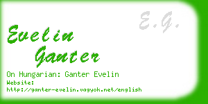 evelin ganter business card